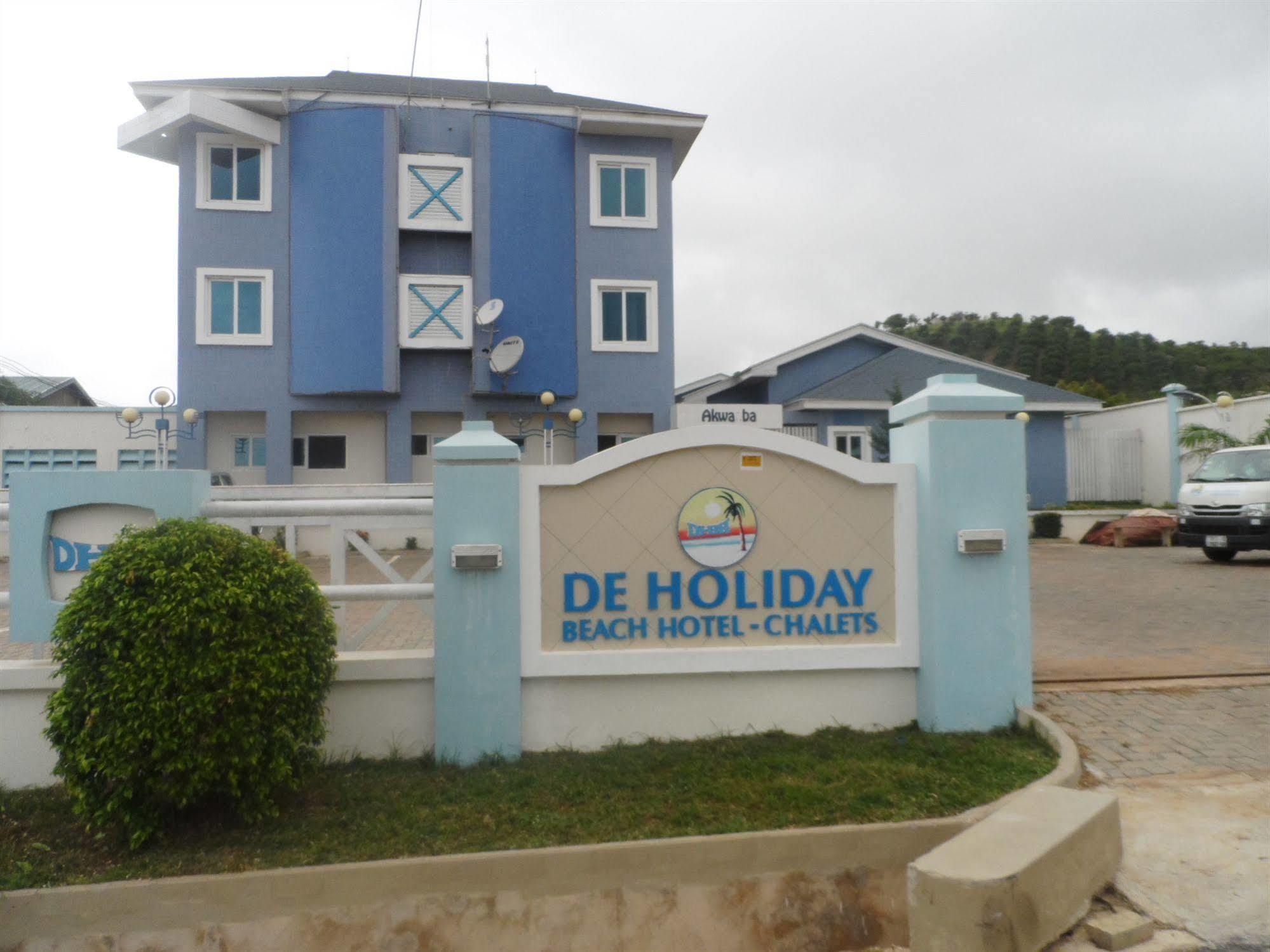 De Holiday Beach Hotel Kokrobite ภายนอก รูปภาพ